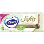 Zewa Softis Natural papírové kapesníčky 4-vrstvé 90 ks – Zboží Dáma