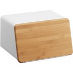 Bílý kovový chlebník Yamazaki Tower 31,5 x 24,5 cm – Hledejceny.cz