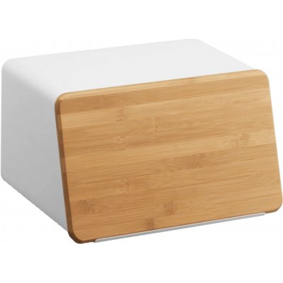 Bílý kovový chlebník Yamazaki Tower 31,5 x 24,5 cm – Hledejceny.cz