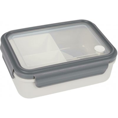 Lunchbox Clip Intesi šedý moderní box na oběd do práce a školy 1,26 l z polypropylenu – Zboží Dáma