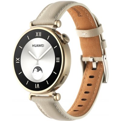 VSECHNONAMOBIL LEATHER Kožený řemínek pro Huawei Watch GT 4 41mm béžový 67791 – Zboží Živě