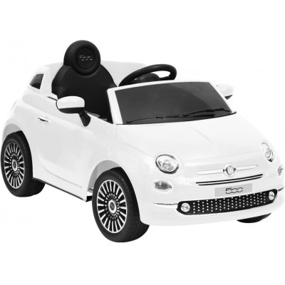 zahrada-XL elektrické auto Fiat 500 bílé – Zboží Mobilmania