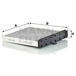 Filtr, vzduch v interiéru MANN-FILTER CUK 20 018 (CUK20018) – Hledejceny.cz