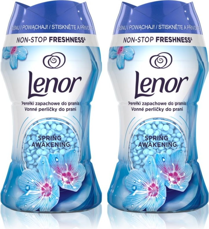 Pachet Perle Parfumate LENOR Spring Awakening, 2 x 140g