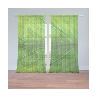 Sablio Záclony List 2: 2ks 150x250cm – Hledejceny.cz