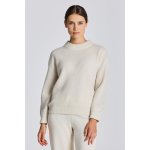 Gant svetr D2. WOOL RIB C NECK hnědá – Zboží Mobilmania