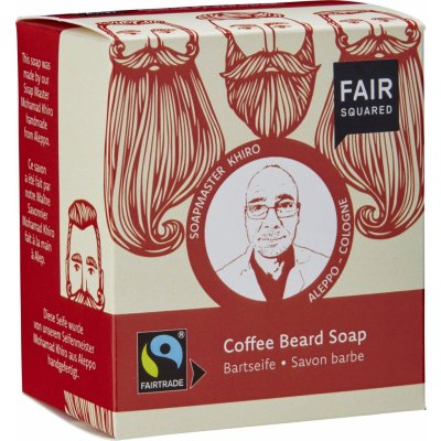 FAIR SQUARED Beard Soap Coffee 160 g – Zboží Dáma FAIR SQUARED Beard Soap Coffee 160 g – Zboží Dáma