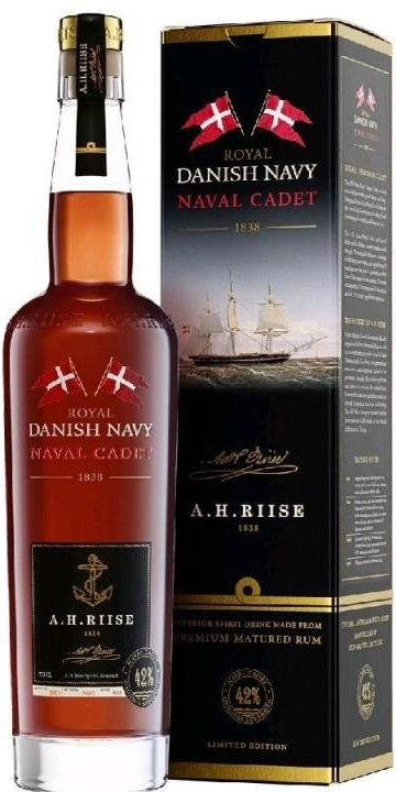 A.H. Riise Royal Danish Navy Naval Cadet 42% 0,7 l (holá láhev)