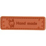 Naše galanterie Koženková cedulka Hand Made zajíček – Zboží Mobilmania