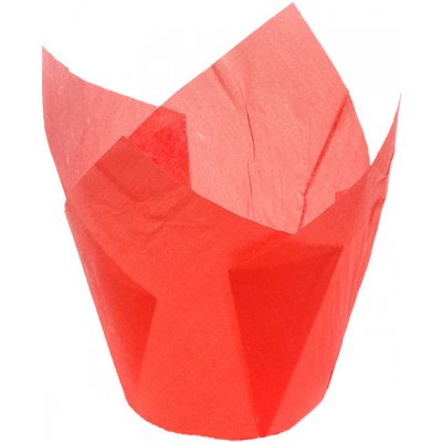 Tulipan papírový na muffiny 50mm červený 180ks bal – Zboží Dáma