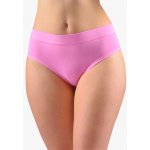 Gina dámské kalhotky klasické, širší bok, šité, jednobarevné Disco Solid 10247P bílá – Zboží Dáma