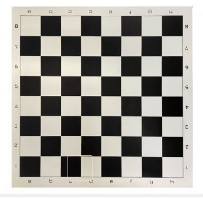 Hot Game Šachové plátno černobílé velké, pole 55 mm – Zboží Dáma