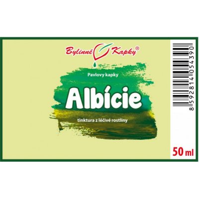 Bylinné kapky ALBÍCIE HEDVÁBNÁ kapky tinktura 50 ml – Hledejceny.cz