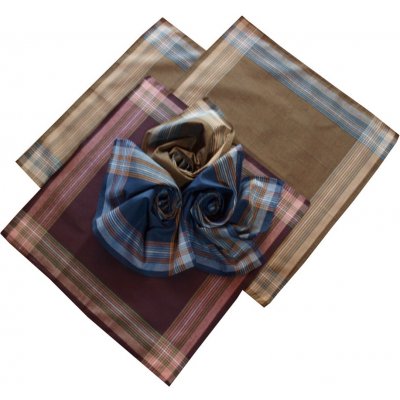 Etex pánské kapesníky nový model tmavý dezén – Zboží Dáma