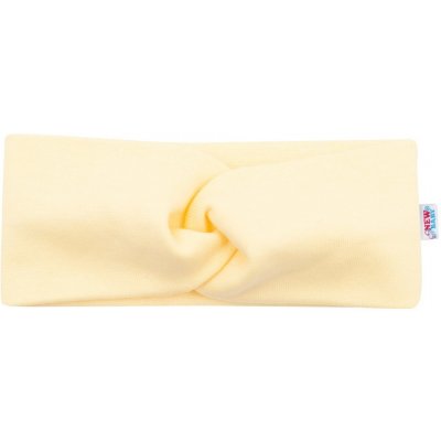 New Baby Kojenecká čelenka Style žlutá – Zboží Mobilmania