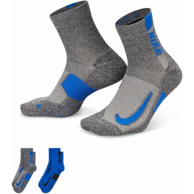 Nike ponožky Multiplier Running Ankle Socks 2 Pair sx7556-937