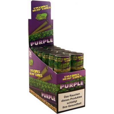 Cyclones Hemp Cones konopný blunt purple 2 ks – Zboží Mobilmania