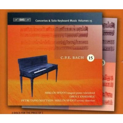 Carl Philipp Emanuel Bach - Bach, C.P.E. - Keyboard Concertos , Vol. 15 / Keyboard Music, Vol. 15 CD – Zboží Mobilmania