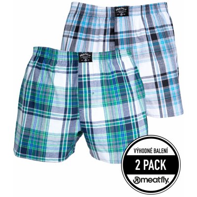 Meatfly pánské boxerky Doug Green / Black – Hledejceny.cz