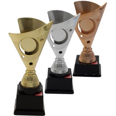 6120 Trofej zlatá stříbrná bronzová – Zboží Dáma