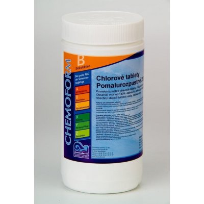 CHEMOFORM Chlorové tablety pomalorozpustné Mini 1 kg – Hledejceny.cz