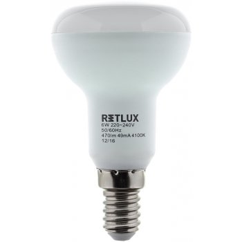 Retlux RLL 280 E14 žárovka LED R50 6W Spot studená bílá