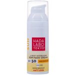 HADA LABO TOKYO SUN SPF50 Voděodolný matující opalovací krém na obličej Light hydrator sun face cream 50 ml – Hledejceny.cz