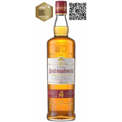 STARÁ MYSLIVECKÁ Bourbon cask 4y 40% 0,7 l (holá láhev) – Zboží Mobilmania