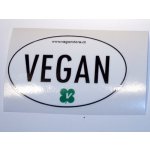 VEGAN samolepka - 9cm – Zboží Živě