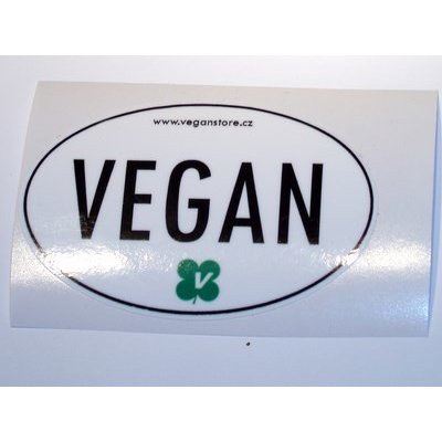 VEGAN samolepka - 9cm – Zboží Živě