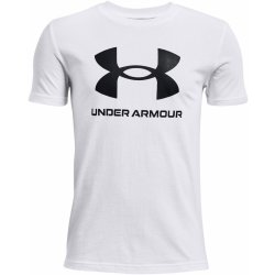 Under Armour Sportstyle Logo triko dětské bílá