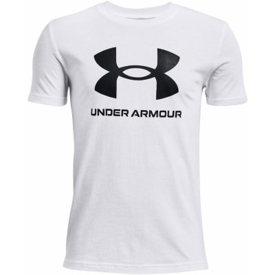 Under Armour Sportstyle Logo triko dětské bílá