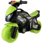 Teddies motorka zeleno-černá plast na baterie se světlem se zvukem v sáčku 36x53x74cm – Zboží Dáma