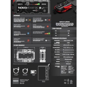 Noco GBX75 12V 2500A