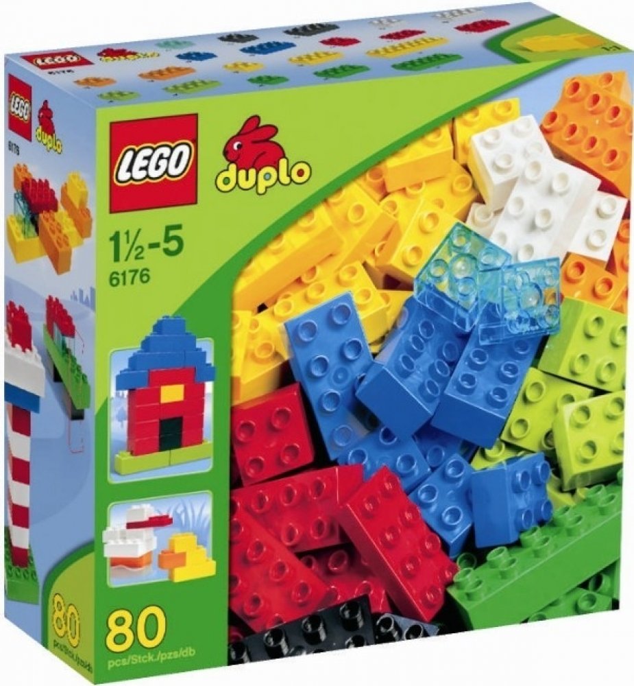 LEGO® DUPLO® 6176 kostky základní sada Deluxe 80ks | Srovnanicen.cz