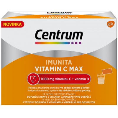 Multivitamin Centrum Imunita vitamin C Max 14 sáčků – Zboží Mobilmania
