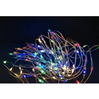 Christmas Touch Garlianda 80LED 4,5m 2xAA různé barvy – Hledejceny.cz