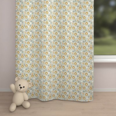 Biante Dětský bavlněný závěs Sandra SA-565 Lvi na šedém 150x200 cm – Hledejceny.cz