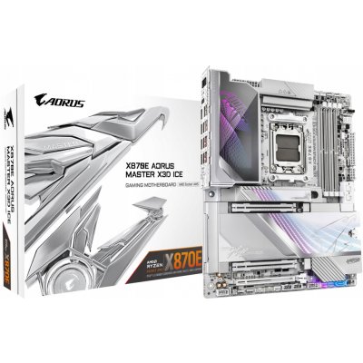 Gigabyte X870E AORUS MASTER X3D ICE – Hledejceny.cz