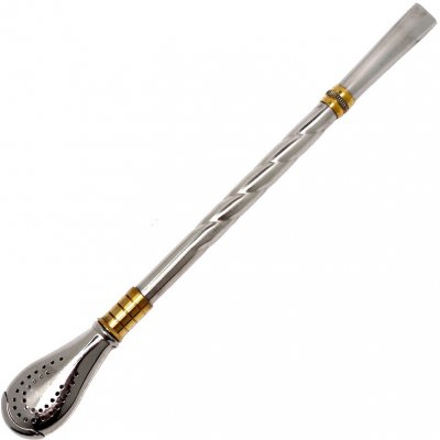 Yerba Mate Bombilla La Rio 19,5 cm stříbrná – Sleviste.cz