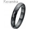 Prsteny Nubis KM1002 4 dámský keramický snubní prsten