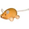 Dřevěná hračka Miva Vacov lakovaná myška