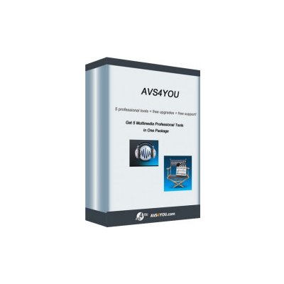 AVS4YOU - balík 5 programů - doživotní licence – Zboží Mobilmania
