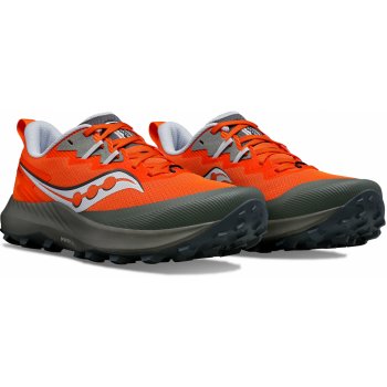 Saucony Peregrine 14 Mens Shoes Pepper/Bough