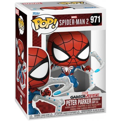 Funko Pop! 971 Marvel SpiderMan 2 Gamerverse Peter Parker Advanced Suit 2.0 – Zboží Dáma