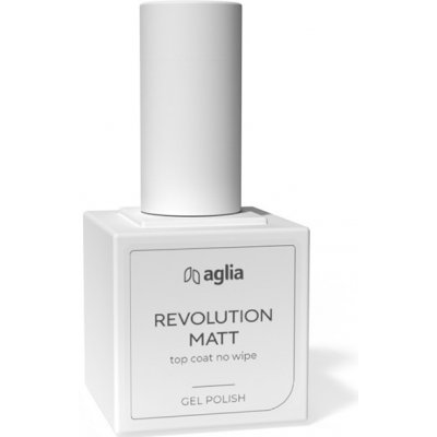 Aglia REVOLUTION MATT vrchní bezvýpotkový UV gel 15 ml – Zboží Dáma