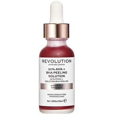 Makeup Revolution Skincare 30% AHA + BHA Peeling Solution 30 ml – Zbozi.Blesk.cz