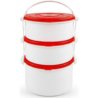 3-dílný jídlonosič 2x1L/1x1,5L, ROYAL KITCHEN RK-02261 – Zboží Dáma