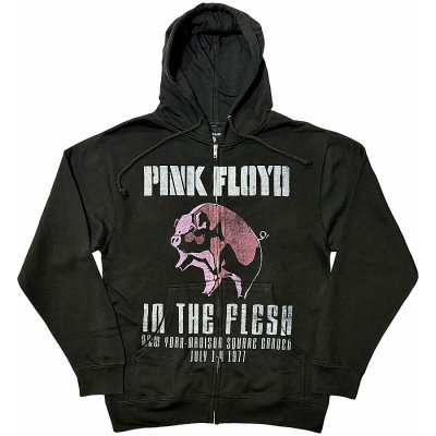 Pink Floyd mikina In The Flesh Zipped Black – Sleviste.cz