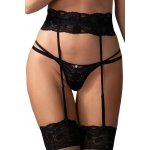 Svůdný podvazkový pás Nutris černý – Zboží Mobilmania